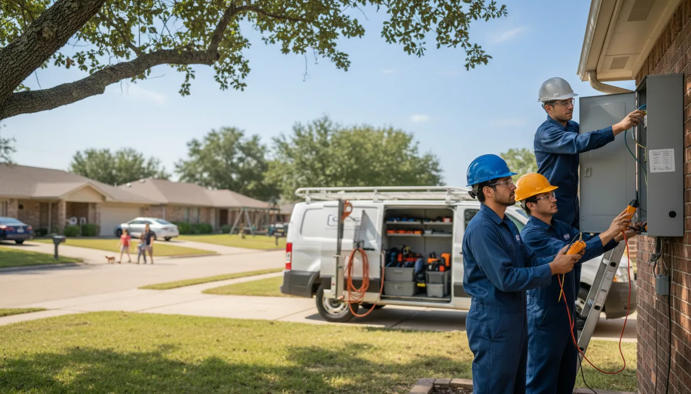 Certified electrician providing emergency electrical services in Hortense, GA
